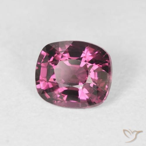 0.92 ct Purple Spinel Stone, Natural Spinel in Cushion-Cut Shape for Sale