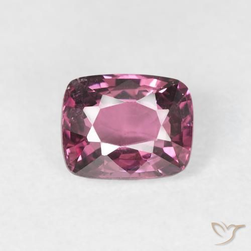 0.98ct Natural Medium Purple Spinel, Cushion, VS