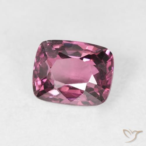 0.98 ct Purple Spinel Stone, Natural Spinel in Cushion-Cut Shape for Sale