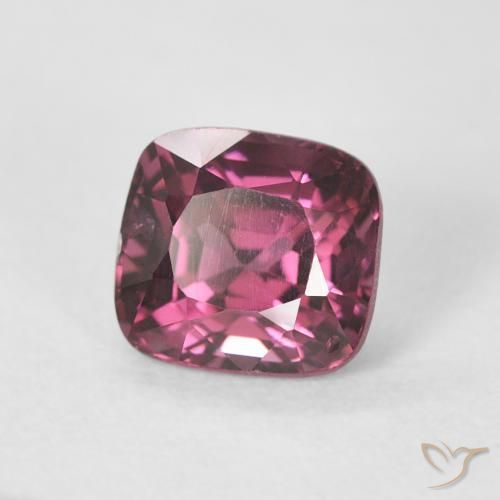 1.11 ct Pink Spinel Stone, Natural Spinel in Cushion-Cut Shape for Sale