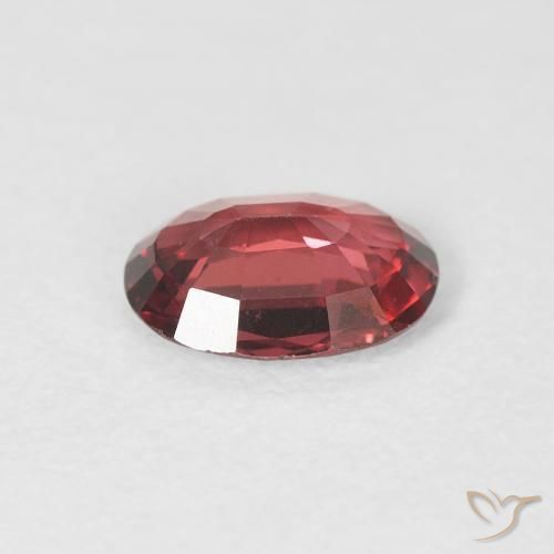 Spinel Gemstone in 7.1 x 5.4 mm Size for Sale, Spinel Stone in Deep Magenta Color