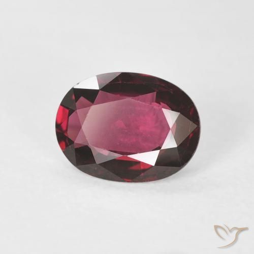 1.00 ct Purple Spinel Stone, Natural Spinel in Oval Facet Shape for Sale