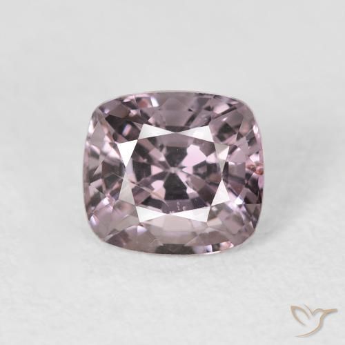 1.28ct Natural Púrpura rosado espinela, Forma Cojín, VS, Photo A