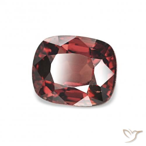 1.12 ct Red Spinel Stone, Natural Spinel in Cushion-Cut Shape for Sale