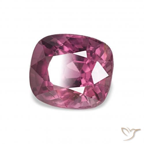 1.23 ct Purple Spinel Stone, Natural Spinel in Cushion-Cut Shape for Sale