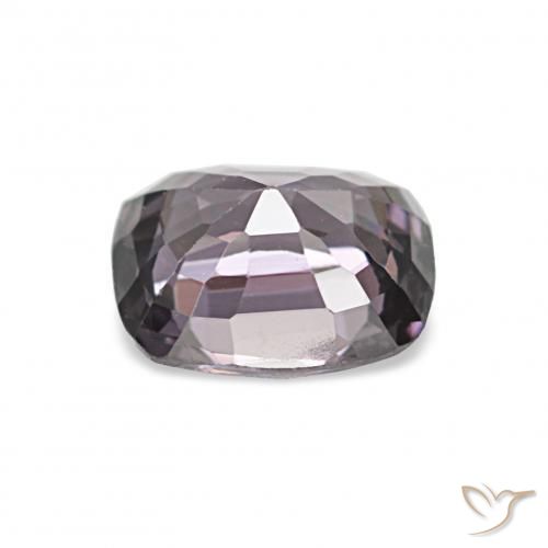 Spinel Gemstone in 6.6 x 5.9 mm Size for Sale, Spinel Stone in Purplish Grey Color