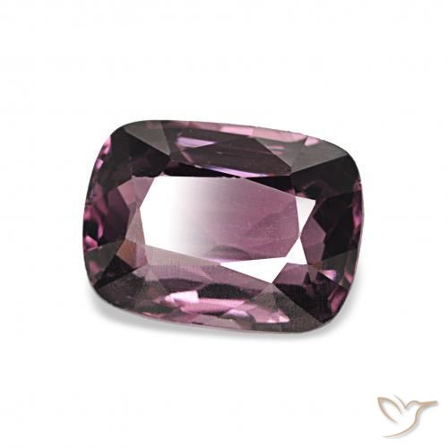 1.44 ct Purple Spinel Stone, Natural Spinel in Cushion-Cut Shape for Sale
