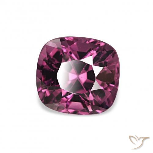 1.12 ct Purple Spinel Stone, Natural Spinel in Cushion-Cut Shape for Sale