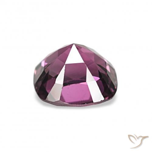 Spinel Gemstone in 6.1 x 5.6 mm Size for Sale, Spinel Stone in Reddish Purple Color
