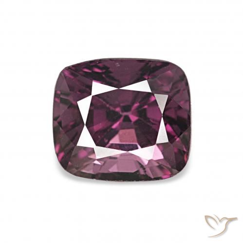 1.38ct Deep Purple Red Spinel, Cushion, VVS