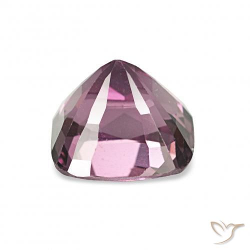 Spinel Gemstone in 6.4 x 5.6 mm Size for Sale, Spinel Stone in Deep Purple Red Color