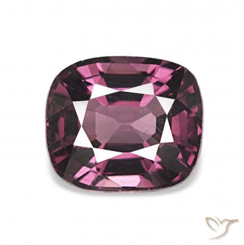 1.58ct Deep Purple Red Spinel, Cushion, VVS