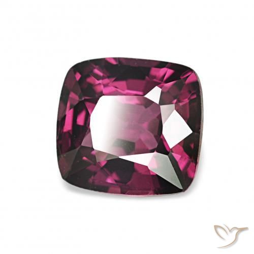 1.21 ct Purple Spinel Stone, Natural Spinel in Cushion-Cut Shape for Sale