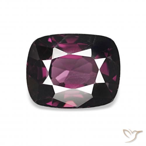 1.69ct Deep Purple Spinel, Cushion, VVS