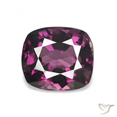 1.28ct Deep Purple Spinel, Cushion, VVS