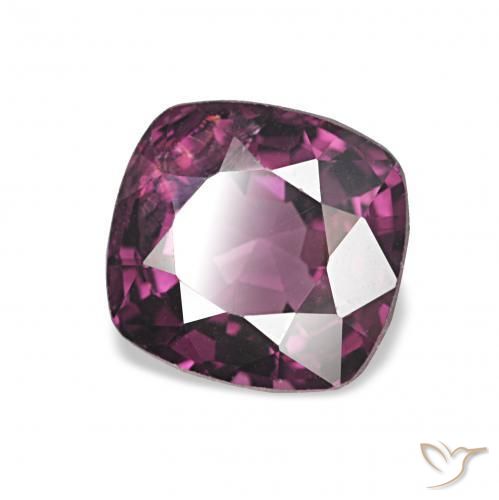 1.49 ct Purple Spinel Stone, Natural Spinel in Cushion-Cut Shape for Sale
