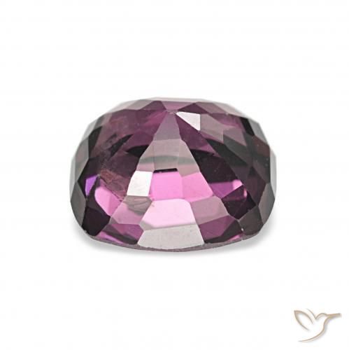 Spinel Gemstone in 6.7 x 6.4 mm Size for Sale, Spinel Stone in Raspberry Red Color