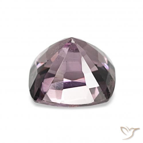 Spinel Gemstone in 6.8 x 6.3 mm Size for Sale, Spinel Stone in Deep Mauve Tone Color