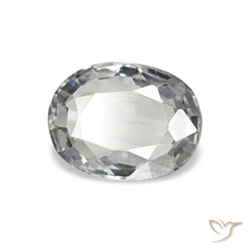 0.56 ct Gray Spinel Stone, Natural Spinel in Oval Facet Shape for Sale
