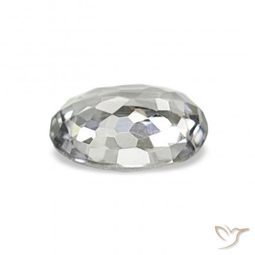 Spinel Gemstone in 6.1 x 4.7 mm Size for Sale, Spinel Stone in Light Grey Color