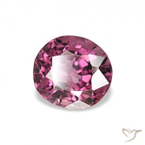 0.62 ct Purple Spinel Stone, Natural Spinel in Oval Facet Shape for Sale