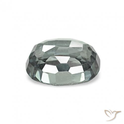 Spinel Gemstone in 5.5 x 4.3 mm Size for Sale, Spinel Stone in Blue-Green Silver Color