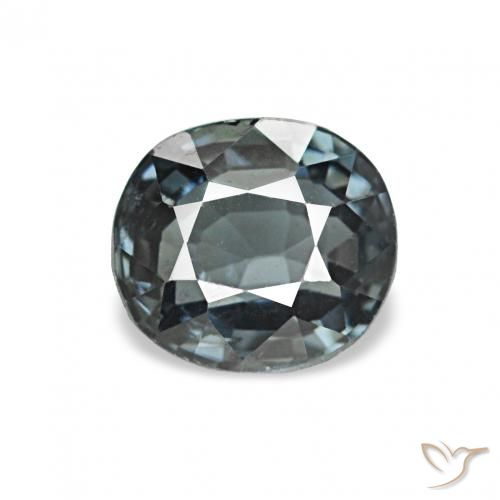 0.71ct Dark Grey Spinel, Cushion, VVS-VS