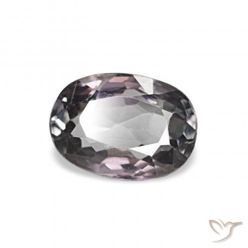 0.62 ct Gray Spinel Stone, Natural Spinel in Oval Facet Shape for Sale