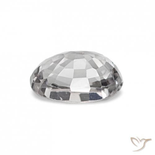Spinel Gemstone in 6.3 x 4.3 mm Size for Sale, Spinel Stone in Light Grey Color
