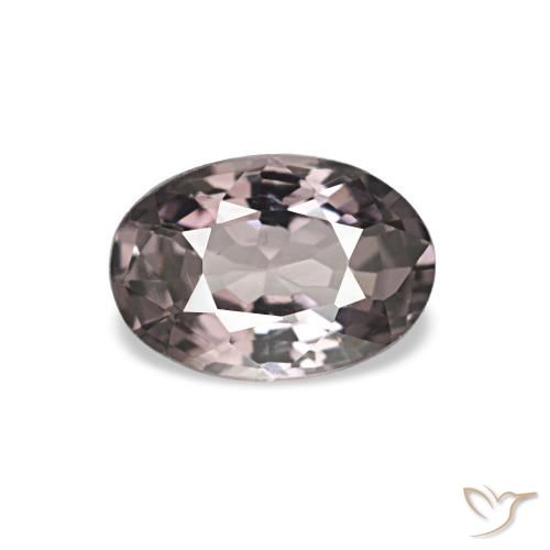 0.57ct Light Greyish Purple Spinel, Oval, VVS-VS