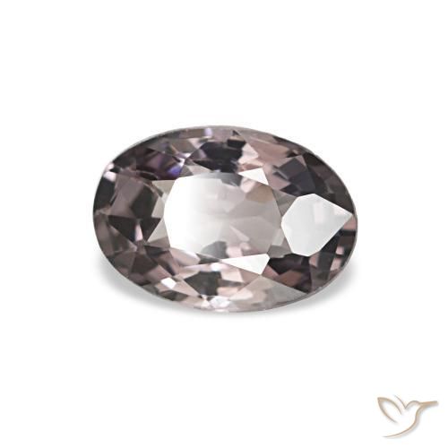 0.57 ct Purple Spinel Stone, Natural Spinel in Oval Facet Shape for Sale