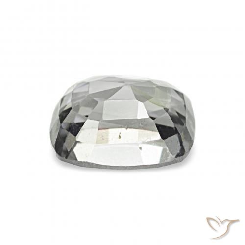 Spinel Gemstone in 5.8 x 4.7 mm Size for Sale, Spinel Stone in Medium Grey Color