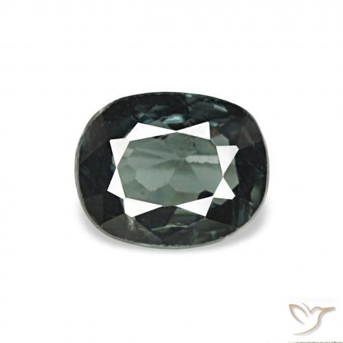 0.63ct Medium Green Spinel, Cushion, VVS-VS