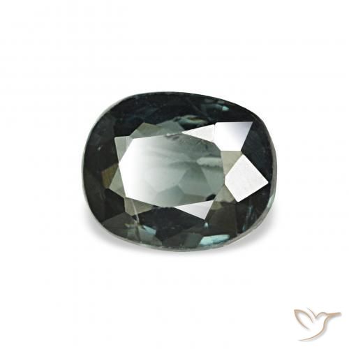 0.63 ct Green Spinel Stone, Natural Spinel in Cushion-Cut Shape for Sale