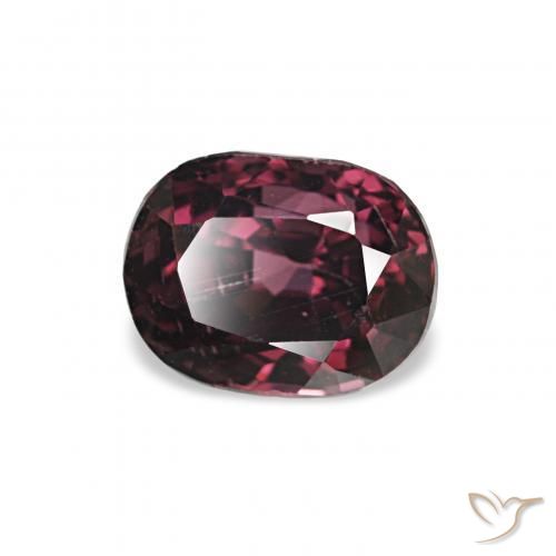0.79 ct Purple Spinel Stone, Natural Spinel in Cushion-Cut Shape for Sale