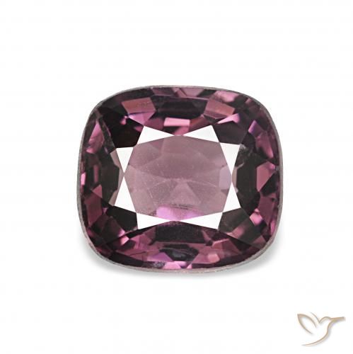 1.25ct Wine Purple Spinel, Cushion, VVS-VS