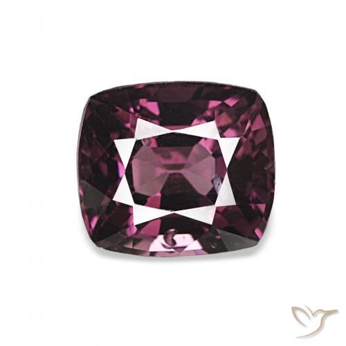 1.76ct Medium Dark-Purple Spinel, Cushion, VVS-VS