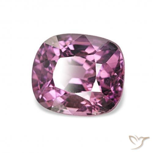 1.74 ct Purple Spinel Stone, Natural Spinel in Cushion-Cut Shape for Sale