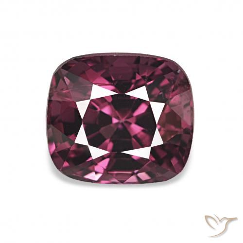 1.98ct Deep Purple Red Spinel, Cushion, VVS-VS