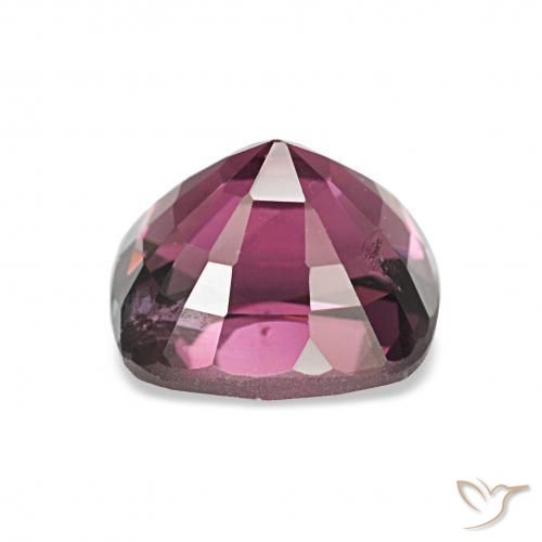 Spinel Gemstone in 7.1 x 6.4 mm Size for Sale, Spinel Stone in Deep Purple Red Color