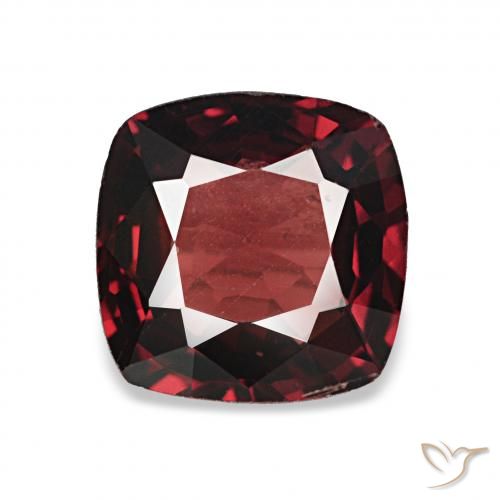 0.98ct Deep Red Spinel, Cushion, VVS