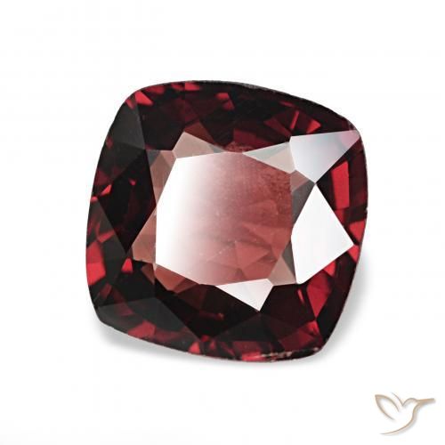 0.98 ct Red Spinel Stone, Natural Spinel in Cushion-Cut Shape for Sale