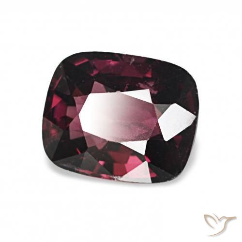 1.14 ct Purple Spinel Stone, Natural Spinel in Cushion-Cut Shape for Sale