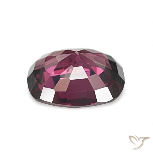 Spinel Gemstone in 8.1 x 6.8 mm Size for Sale, Spinel Stone in Medium Dark-Purple Color