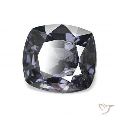 1.57 ct Gray Spinel Stone, Natural Spinel in Cushion-Cut Shape for Sale