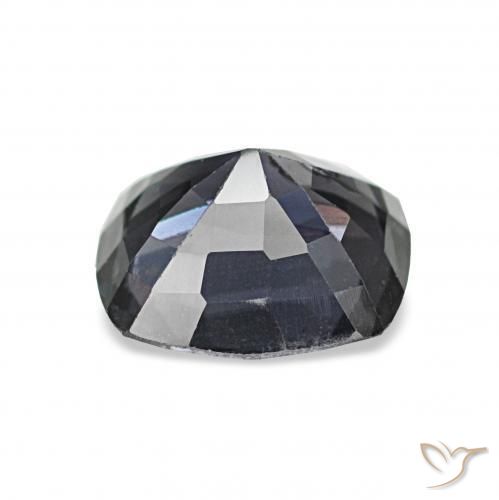 Spinel Gemstone in 7.1 x 6.6 mm Size for Sale, Spinel Stone in Dark Silver Color
