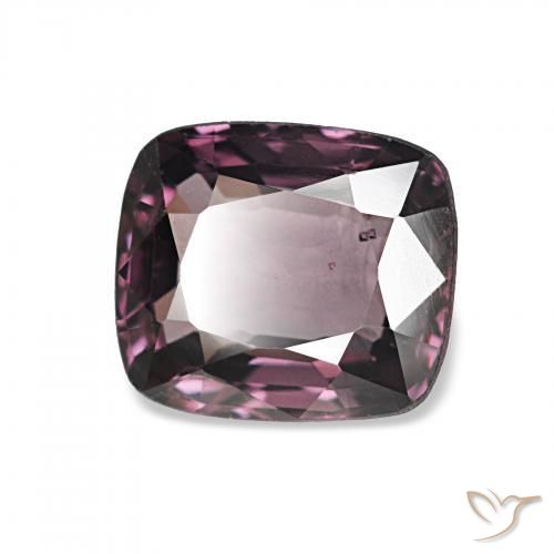 1.76 ct Purple Spinel Stone, Natural Spinel in Cushion-Cut Shape for Sale