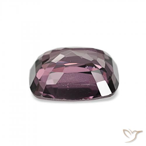 Spinel Gemstone in 7.6 x 6.6 mm Size for Sale, Spinel Stone in Dark Purple Color