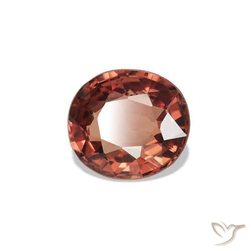 0.46 ct Red Spinel Stone, Natural Spinel in Oval Facet Shape for Sale