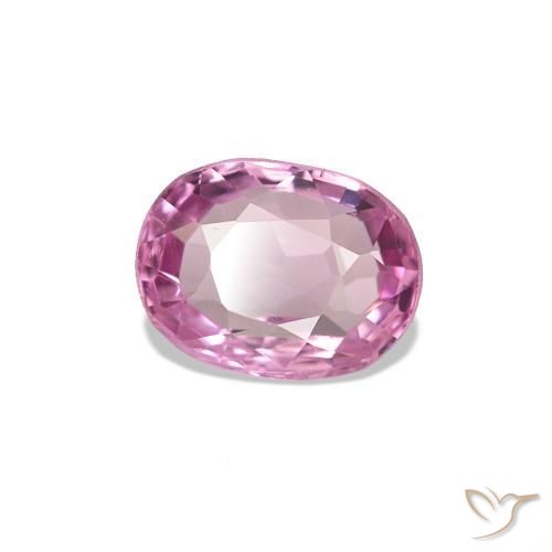0.66 ct Pink Spinel Stone, Natural Spinel in Oval Facet Shape for Sale